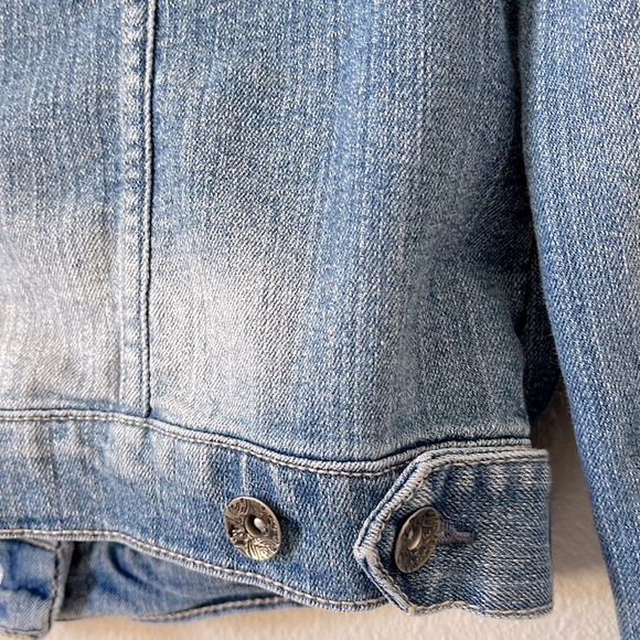 Paris Blues Denim Jacket Retro Cropped - Picture 7 of 7